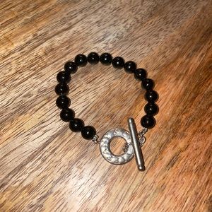 tiffany and co black onyx bracelet